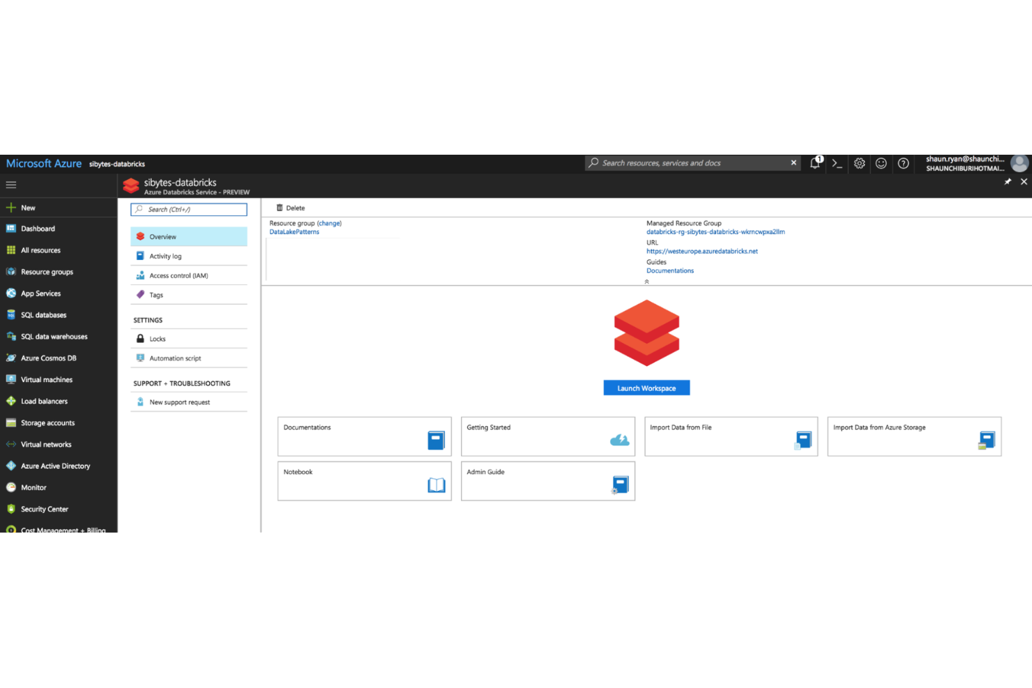 Azure Databricks screenshot - 21 dbt Alternativen ausgewählt für 2026