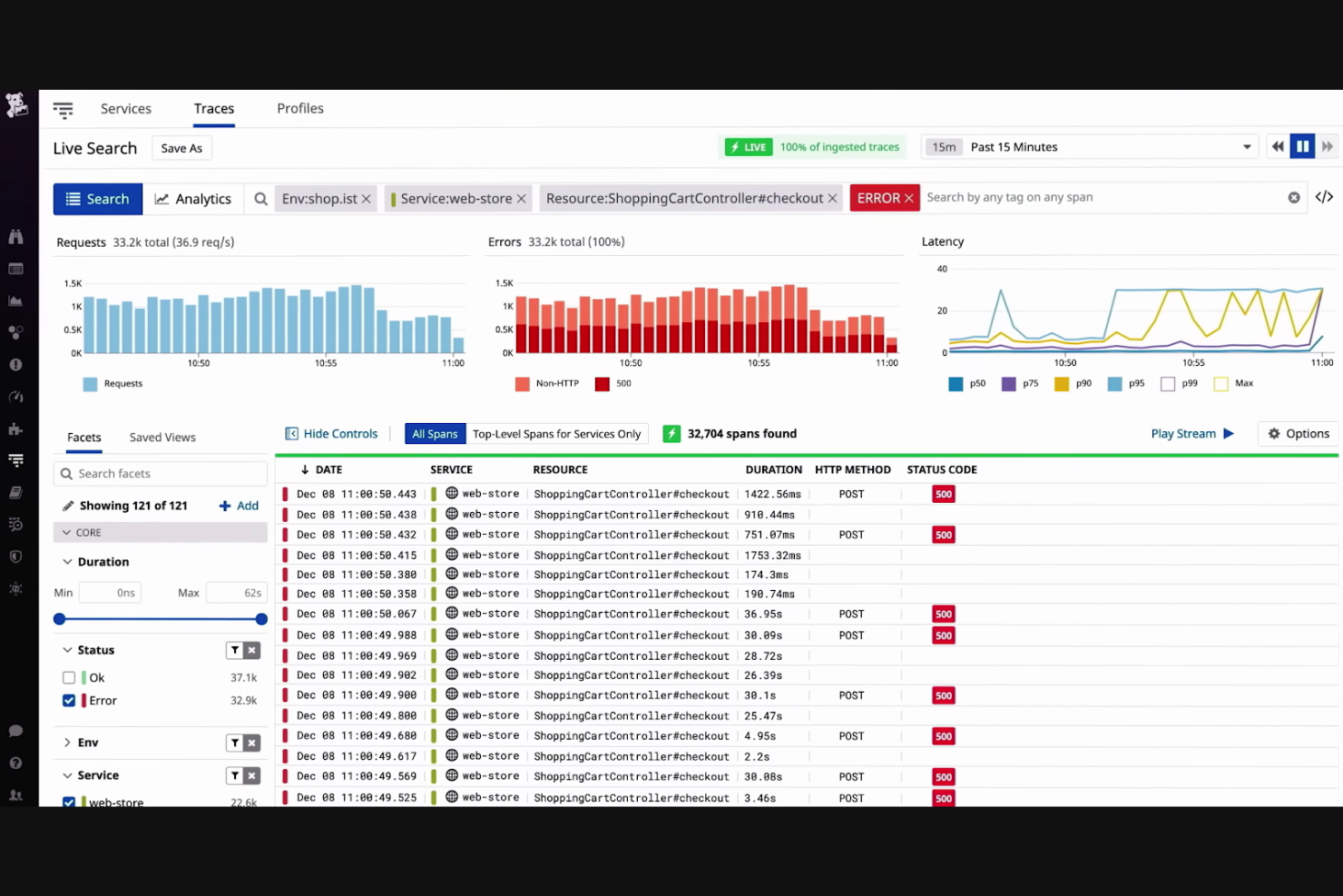 Datadog screenshot - 22 Cloud-Based Network Monitoring Tools for 2026