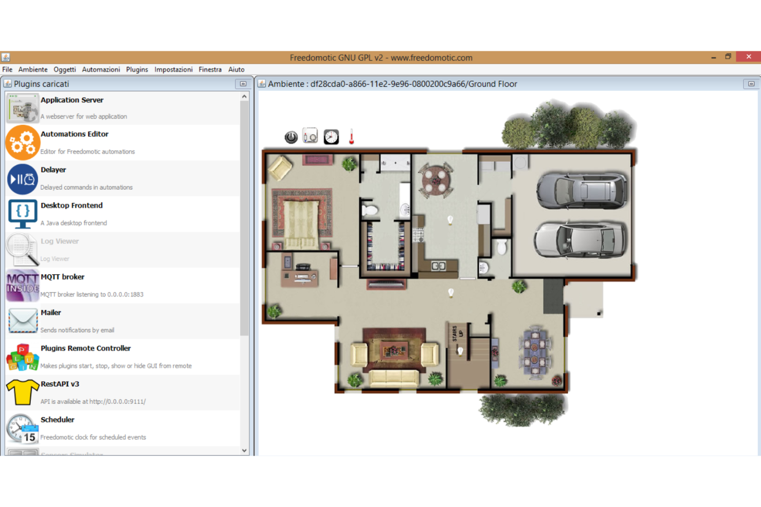 Freedomotic screenshot - 18 Beste Open-Source-IoT-Plattformen für 2026