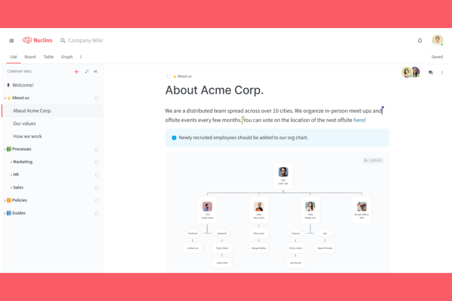 Nuclino screenshot - 12 Best Confluence Alternatives Reviewed in 2026