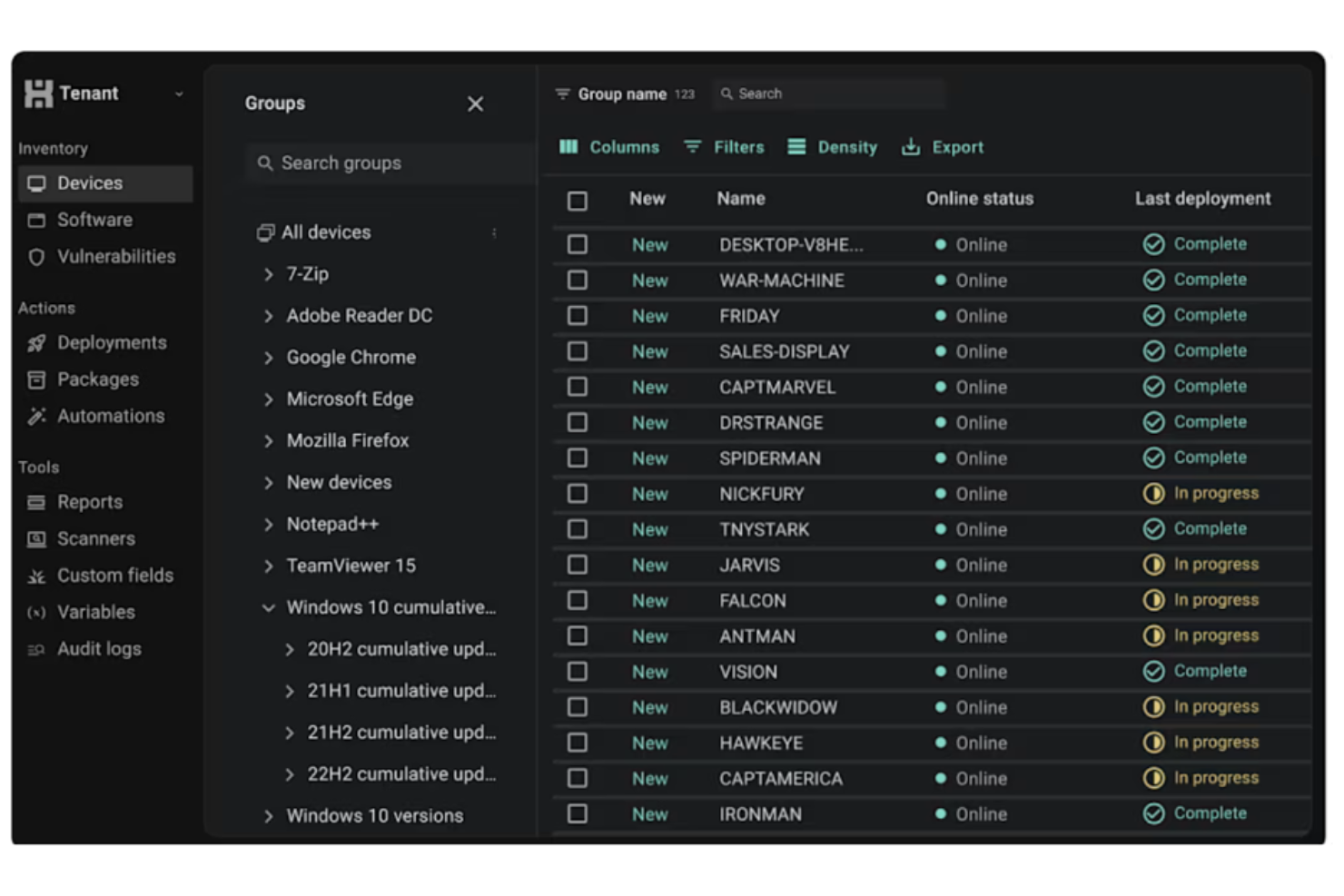 PDQ screenshot - 13 alternatives à Lansweeper pour 2026