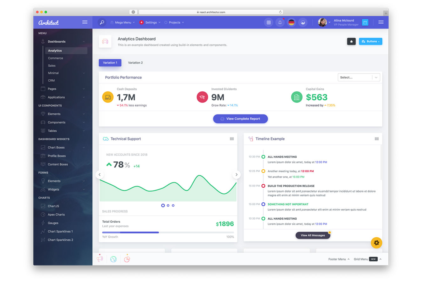 React screenshot - 19 Best Web Application Development Software for 2026