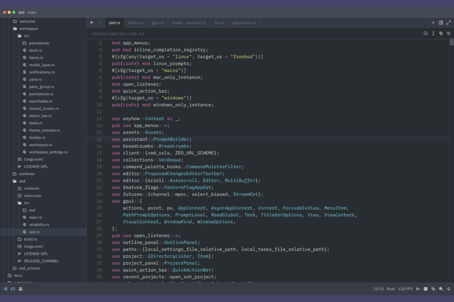 Zed screenshot - 19 CodePen Alternatives for 2026