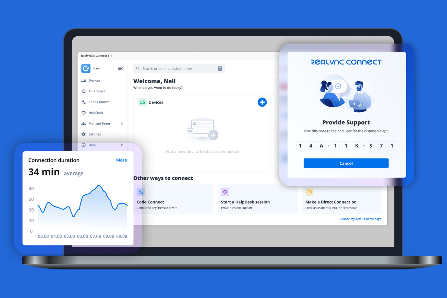 RealVNC screenshot - 18 Best GoToMyPC Alternatives Picked for 2026