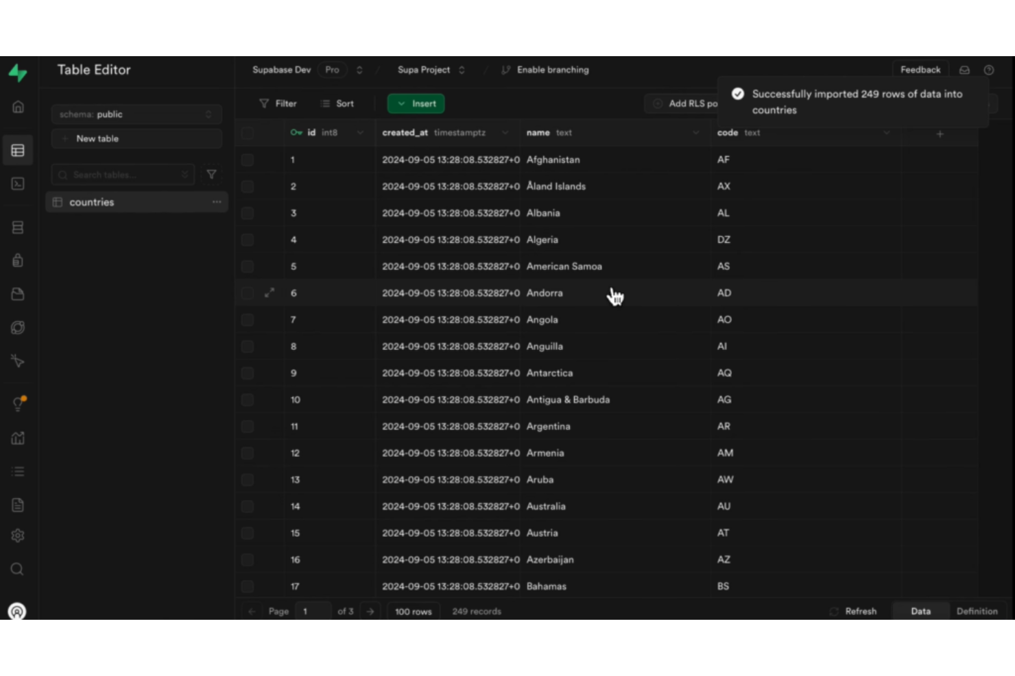 Supabase screenshot - 10 MongoDB Atlas Alternatives to Consider in 2026