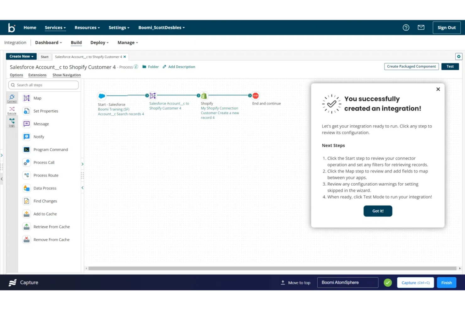 Boomi screenshot - 14 Workato Alternatives Picked for 2026