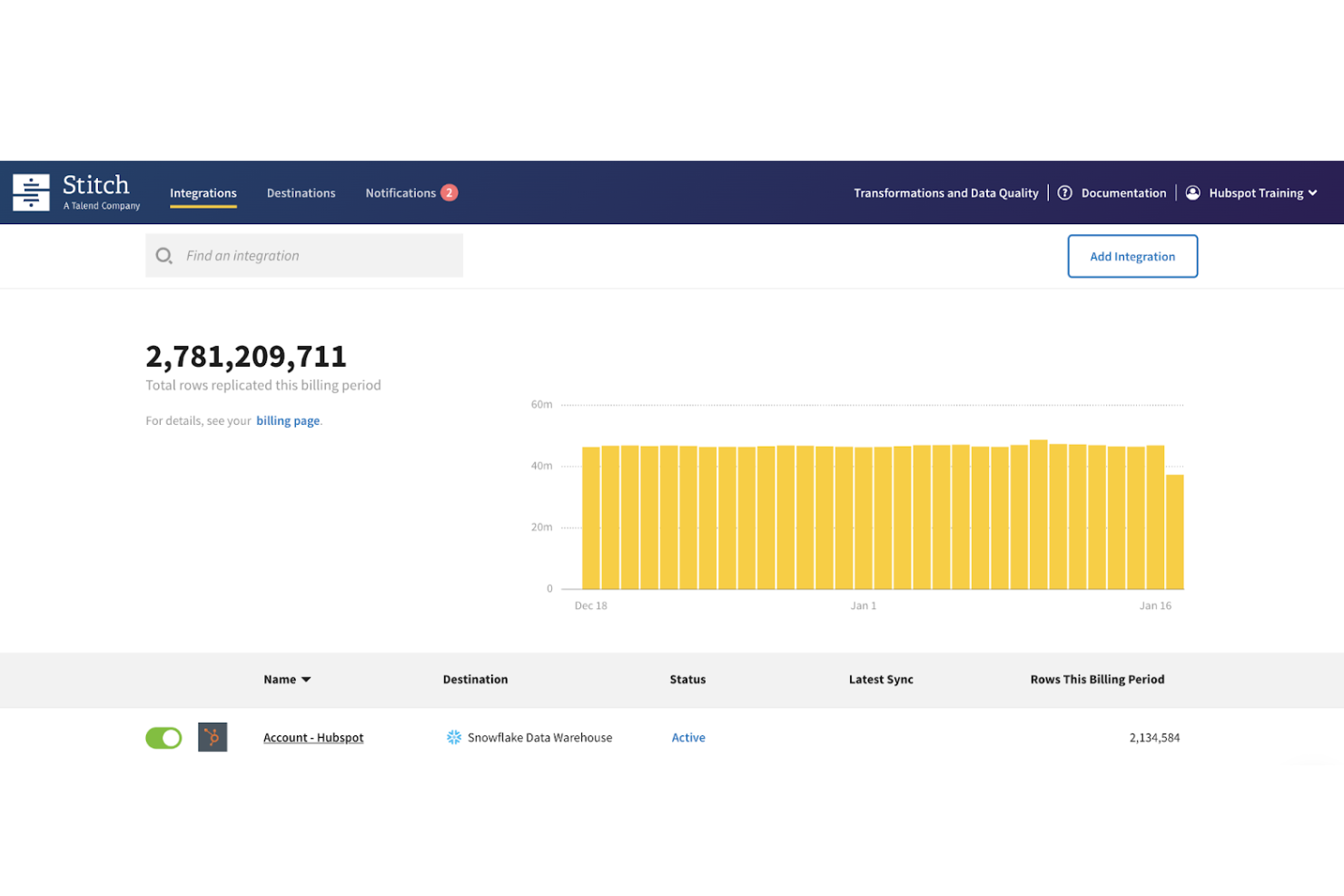 Stitch screenshot - 12 Enterprise ETL Tools Picked for 2026