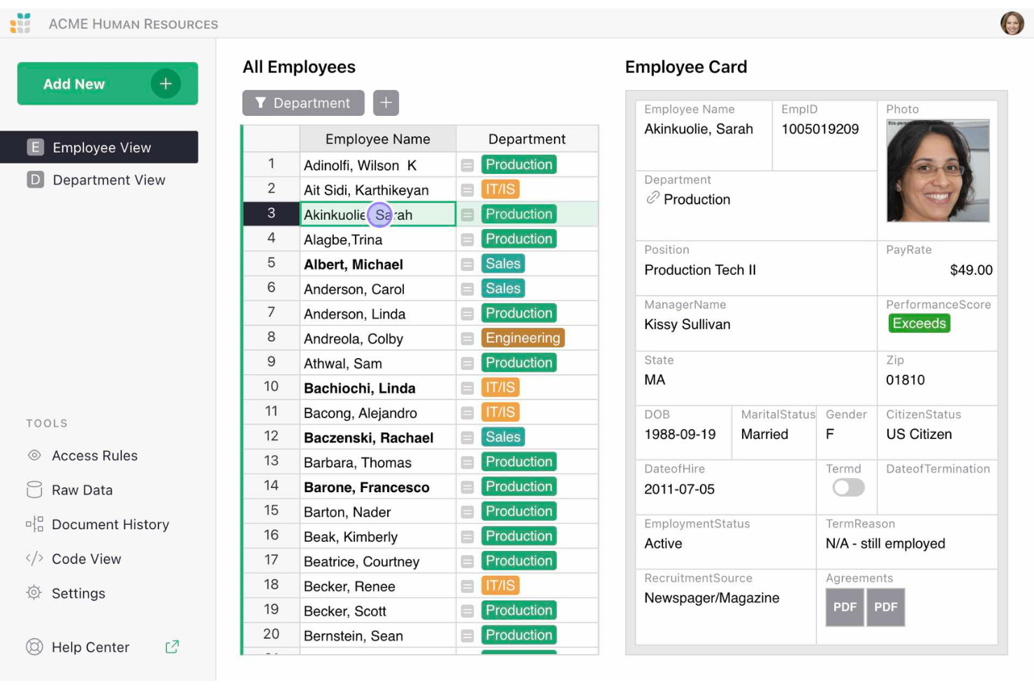 Grist screenshot - 16 Best Microsoft Access Alternatives for 2026