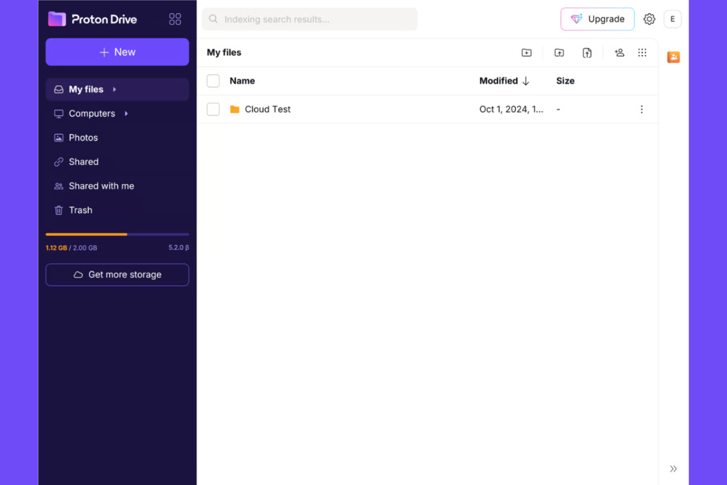 Proton Drive screenshot - 16 Backblaze Alternatives Picked for 2026