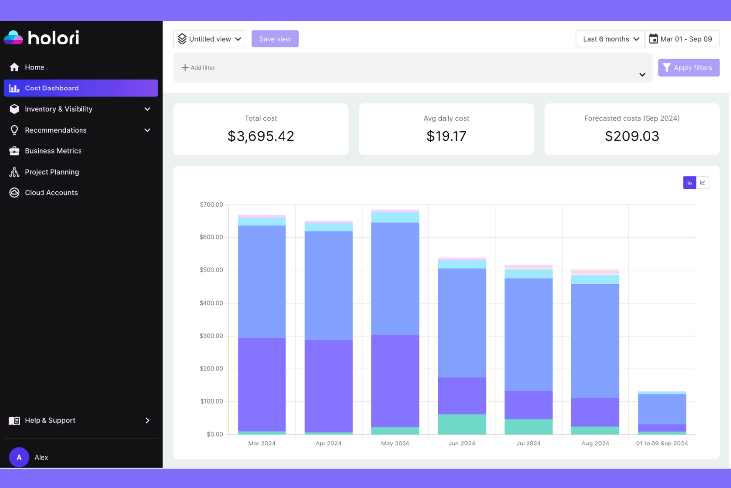 Holori screenshot - 13 Best Azure Cost Management Tools for 2026