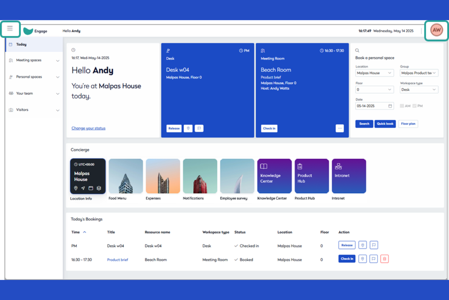 Eptura Engage screenshot - 20 Best AI Hot Desk Booking Software in 2026