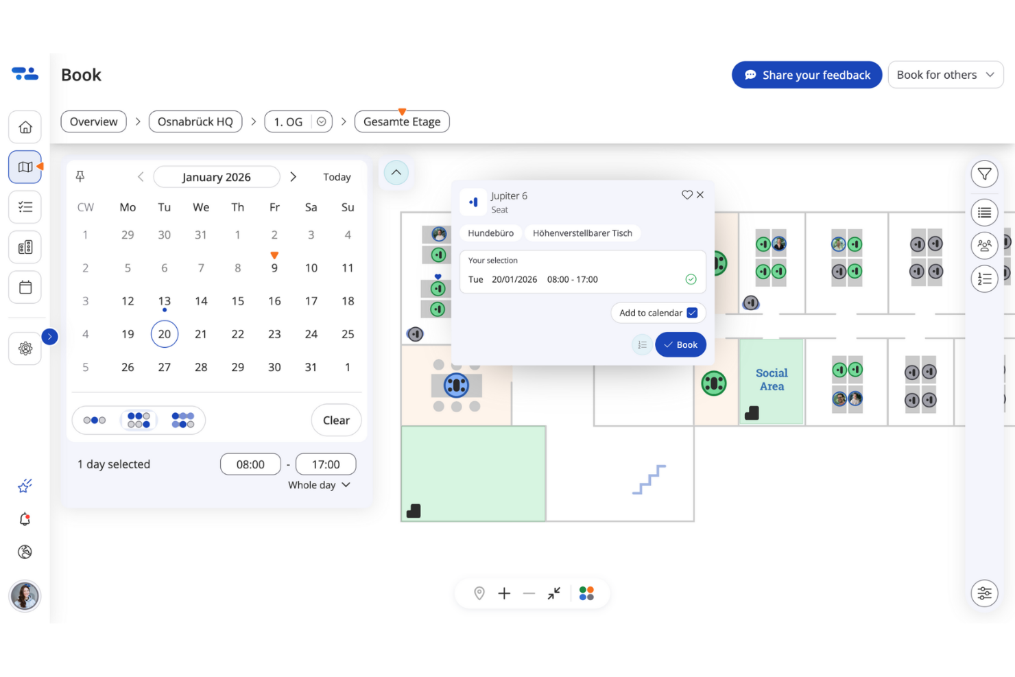 desk.ly screenshot - 20 Best Hot Desk Booking Tools for Software Developers in 2026