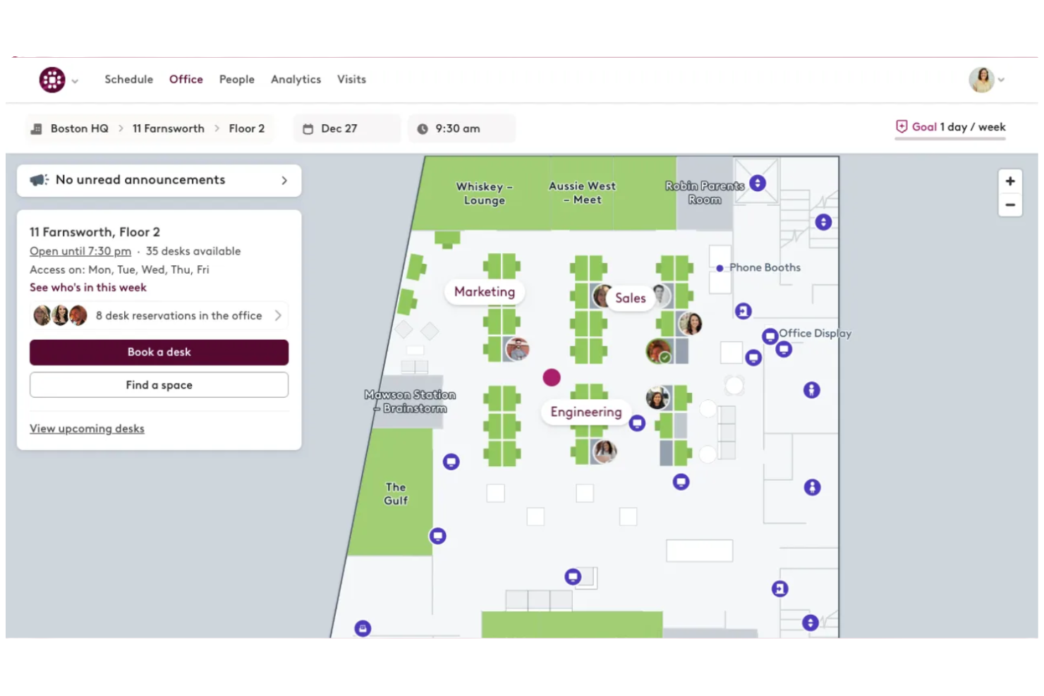 Robin screenshot - 20 Best Hot Desk Booking Tools for Software Developers in 2026