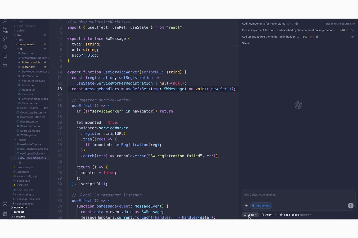 OpenAI Codex screenshot - 26 Best AI Tools for Developer Productivity in 2026