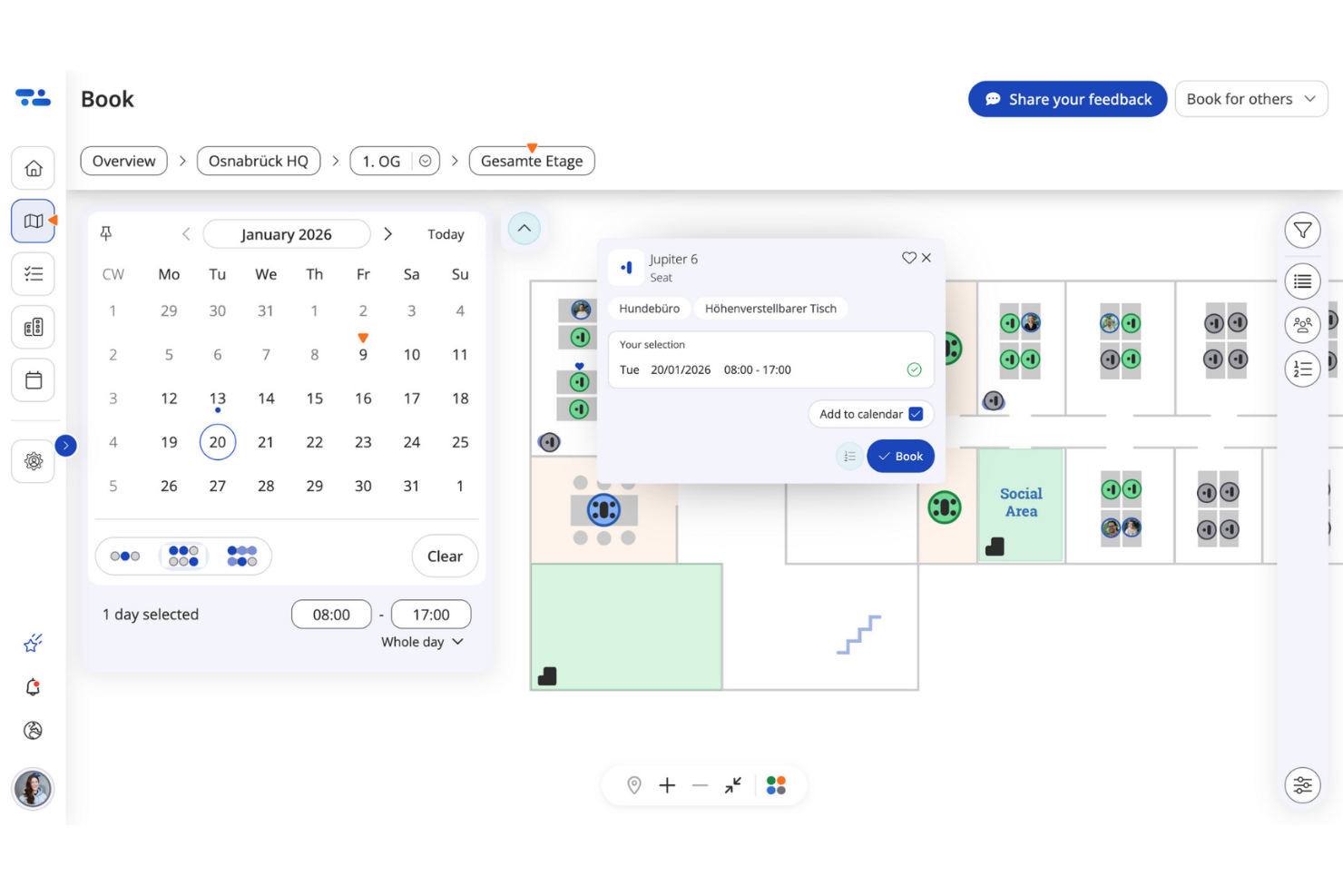 desk.ly screenshot - 9 Best Free Hot Desk Booking Software in 2026