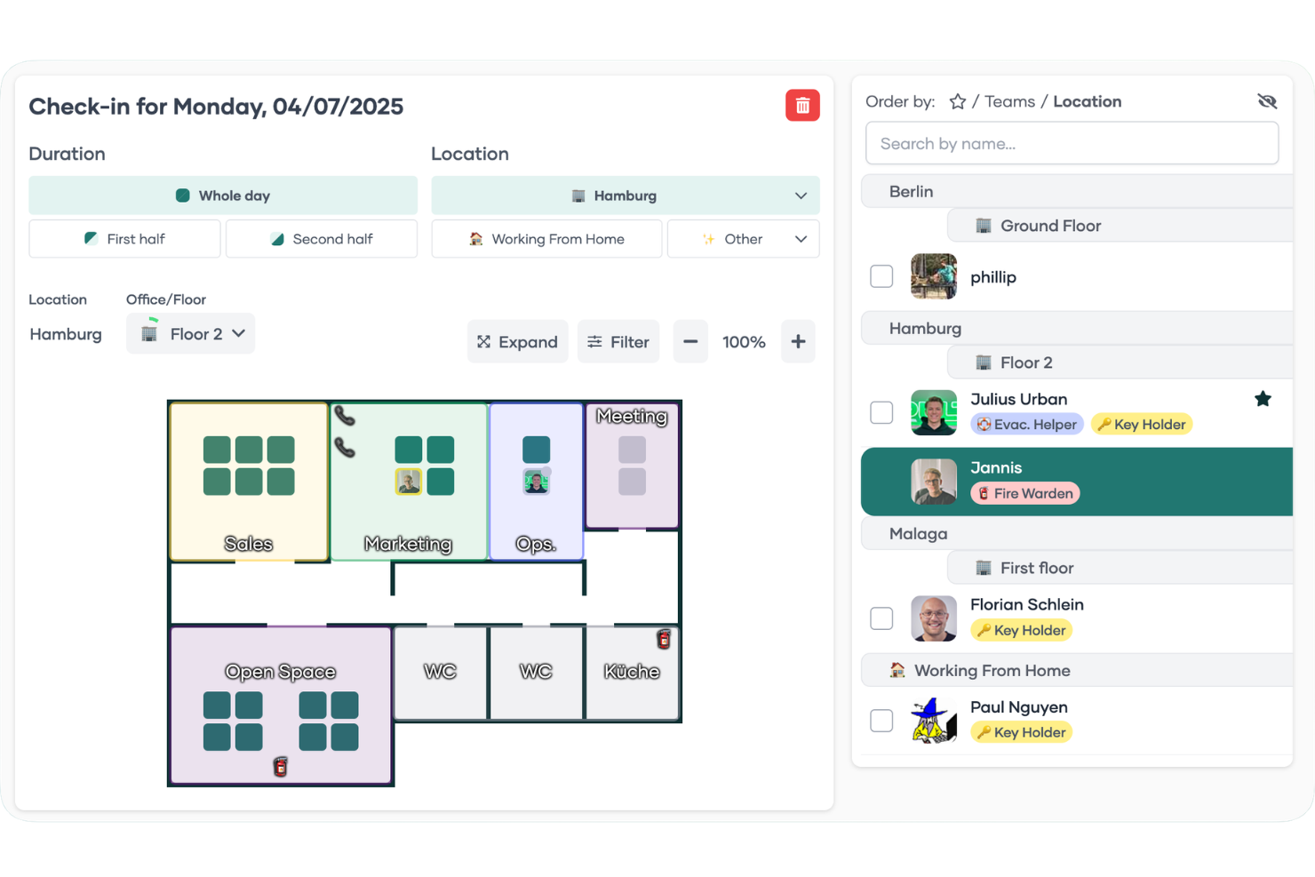 PULT screenshot - 9 Best Free Hot Desk Booking Software in 2026