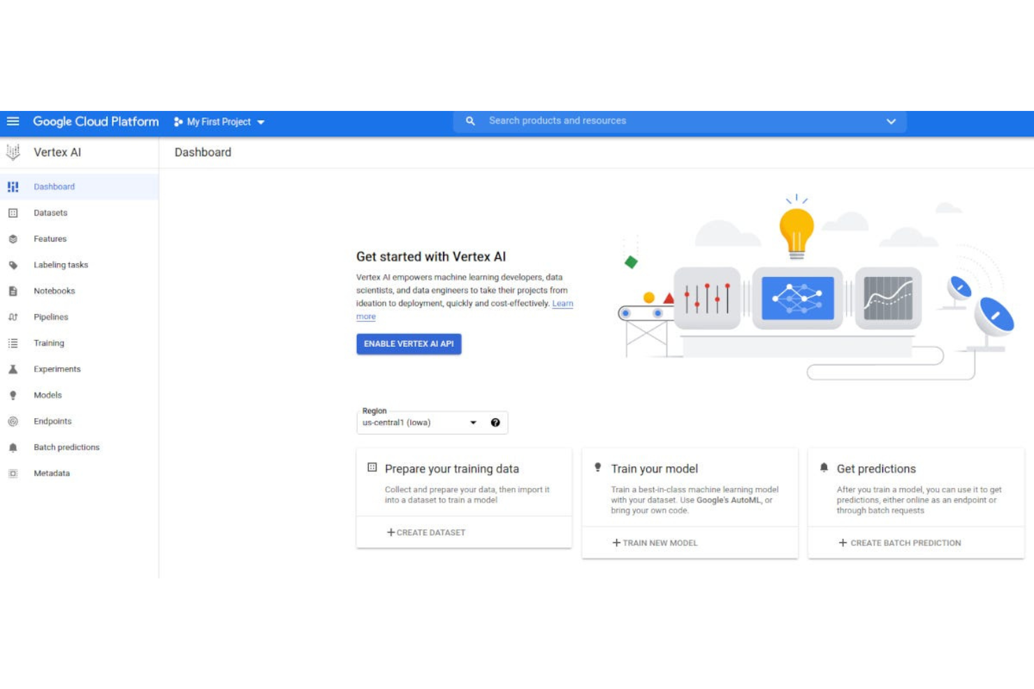 Vertex AI screenshot - 10 Best ML Experiment Tracking Tools In 2026