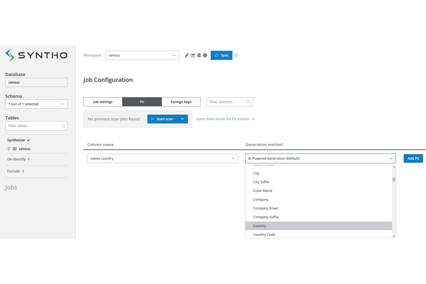 Syntho screenshot - 10 Best Synthetic Data Generation Tools in 2026