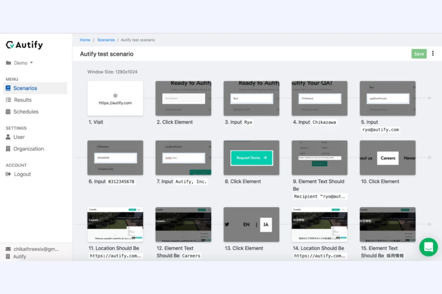 Autify automates end-to-end testing with AI-powered visual test creation.