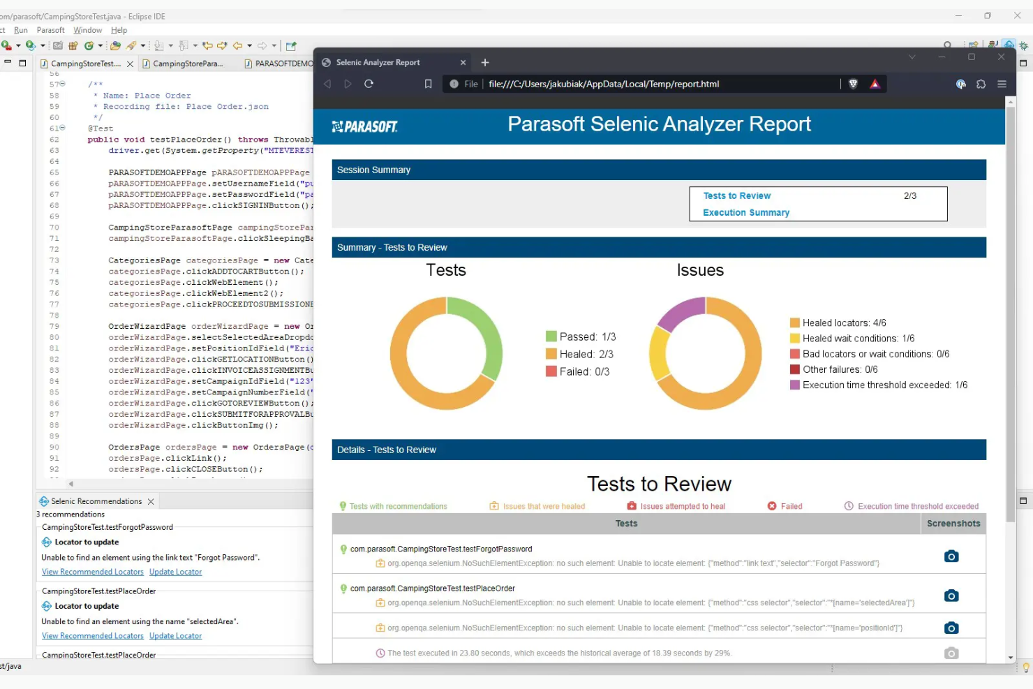 Parasoft SOAtest automates API and service testing across complex systems.