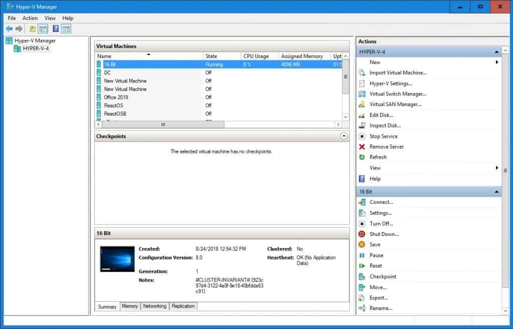 Native hypervisor lets Windows run multiple virtual machines.