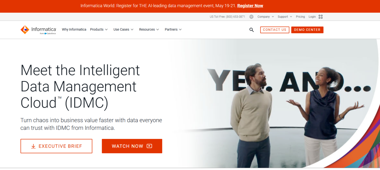 Informatica Cloud: unified data integration, governance, and automation platform.