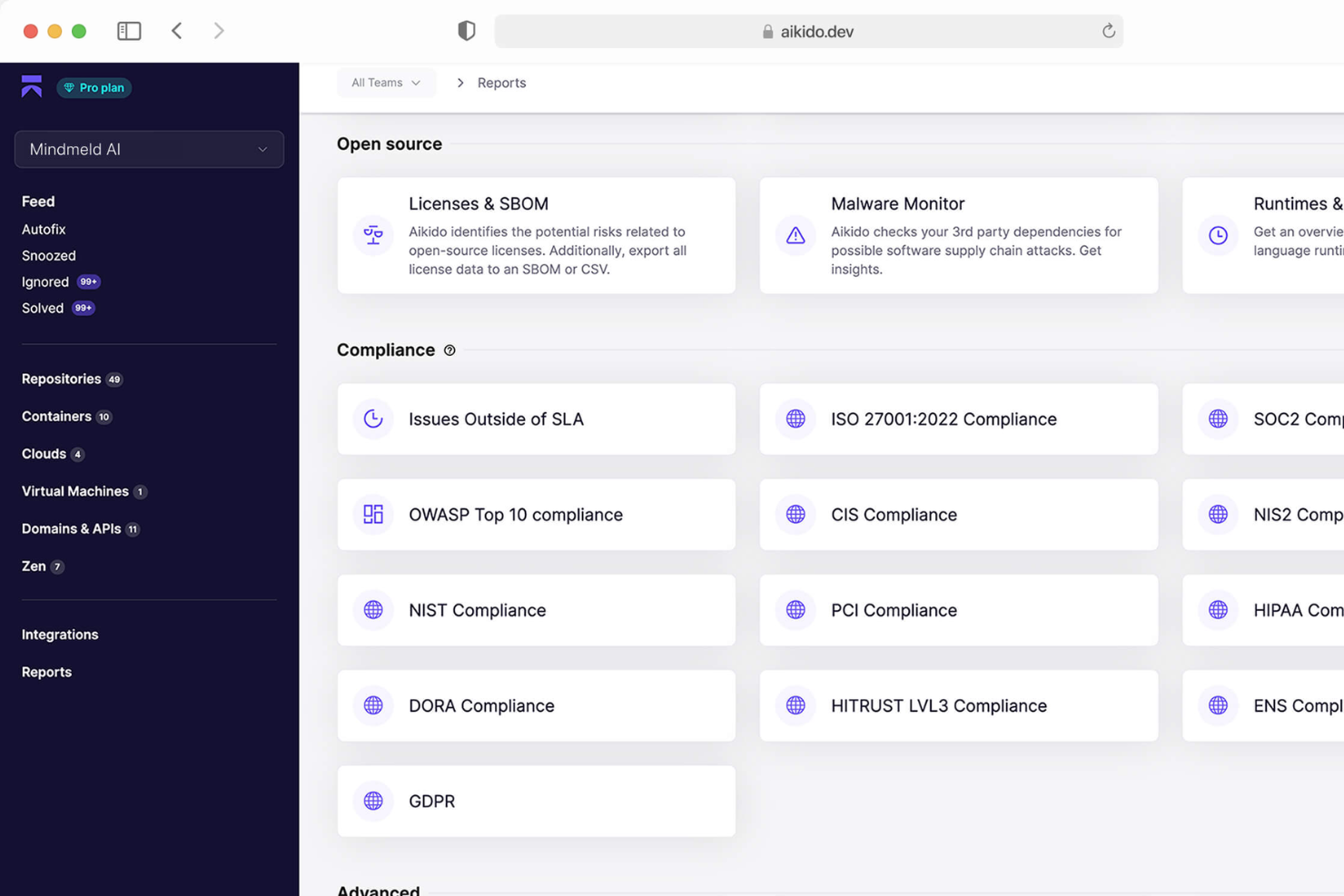Aikido Security screenshot - 30 Best Cloud Security Tools Reviewed for 2025