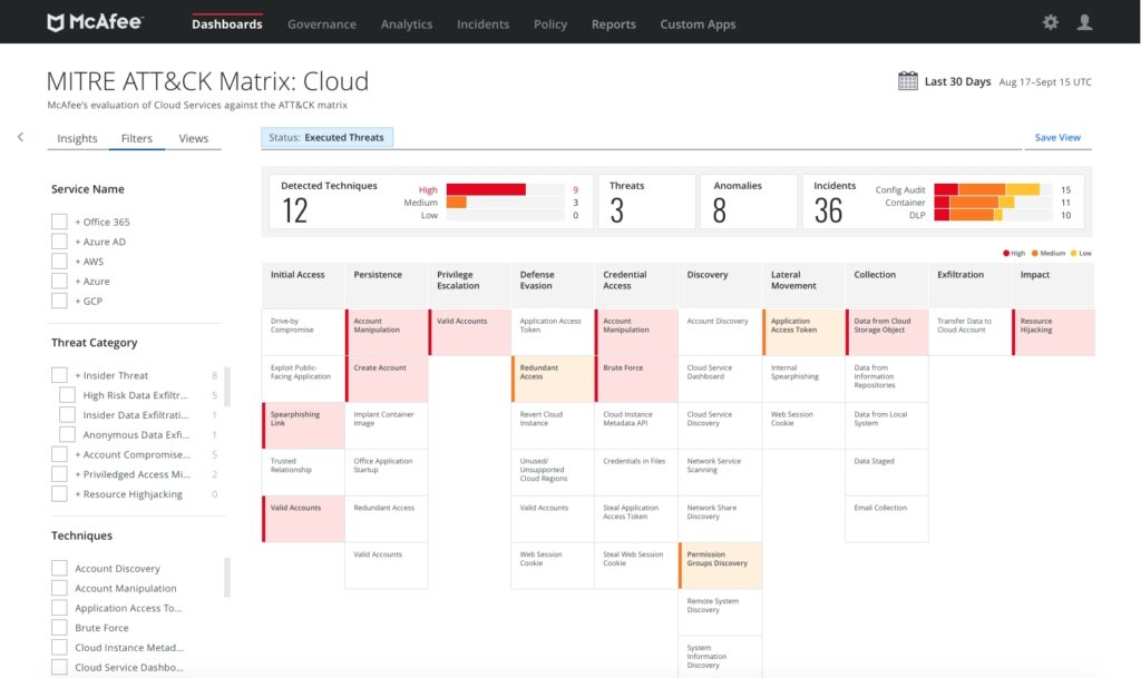 McAfee MVISION Cloud CASB Solutions