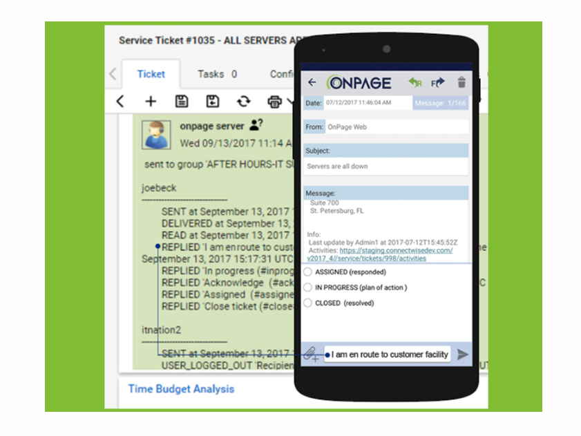 OnPage’s incident alert management software