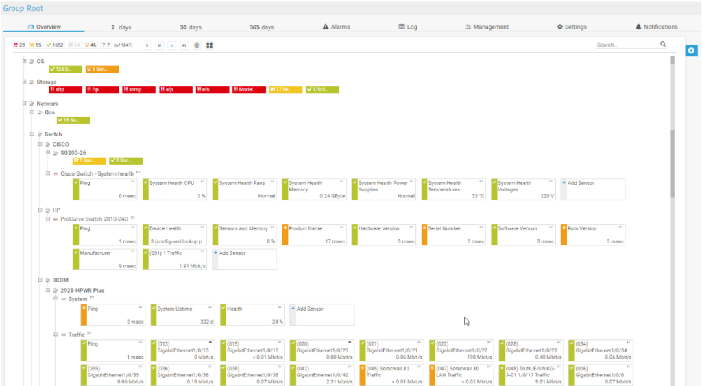 PRTG Network Monitor Server Monitoring Software