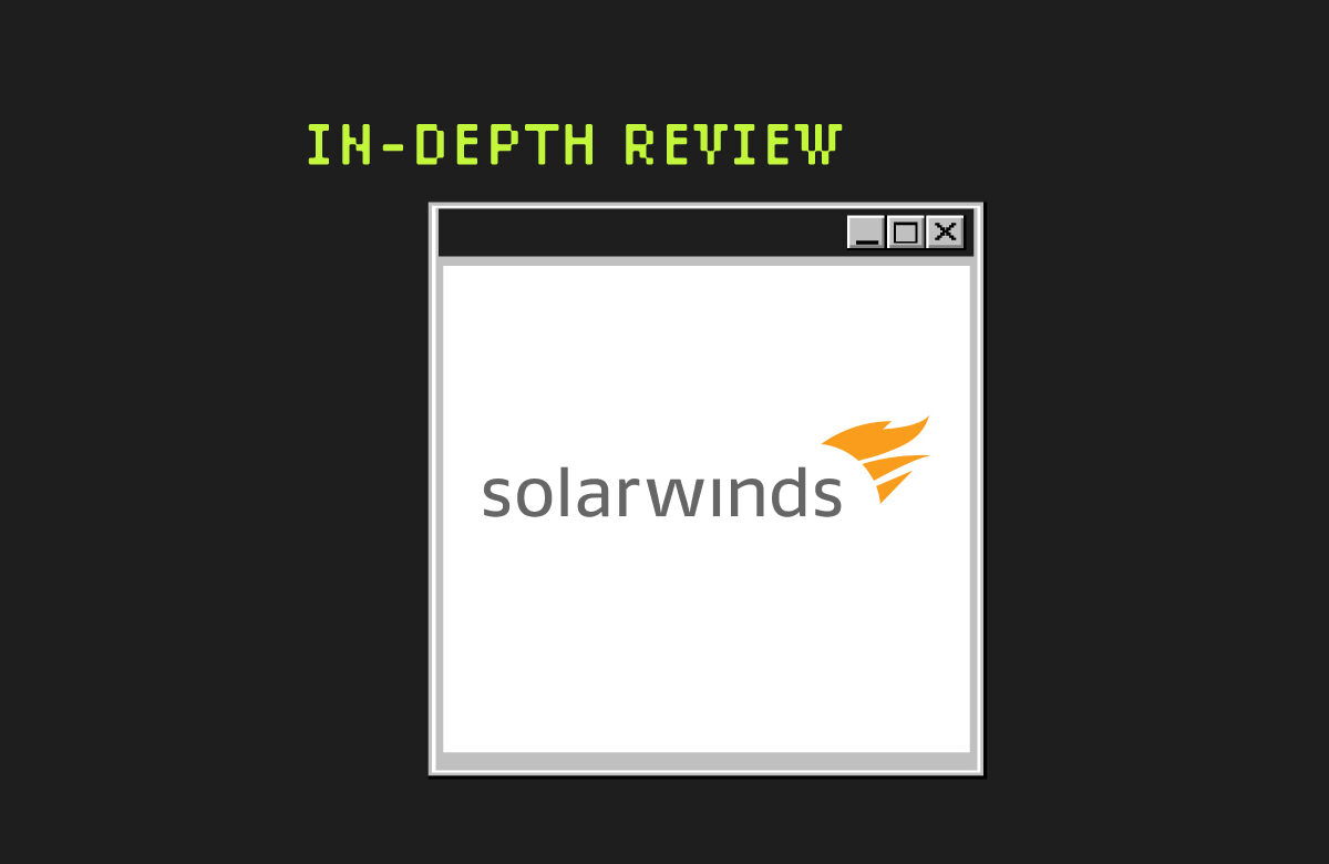 Solarwinds Device Diff Check SolarWinds Network Monitoring Software In-Depth Review