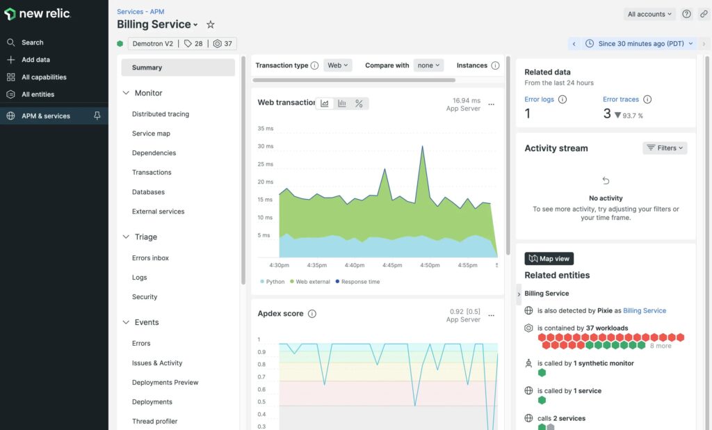 New Relic Observability Software In Depth Review The CTO Club