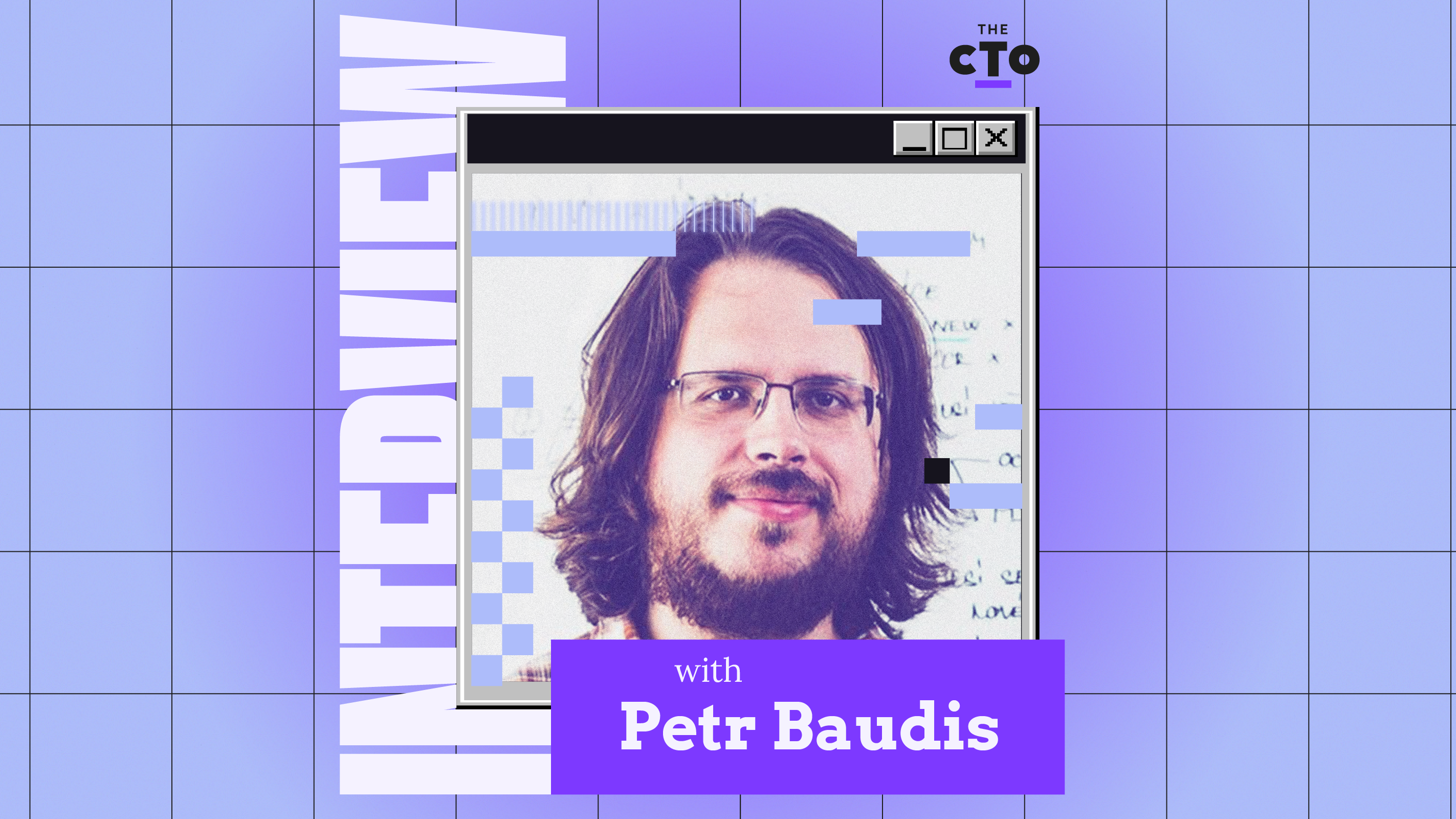 Image of Pete Baudis engaged in a CTO interview, focusing on technology and leadership topics featured image