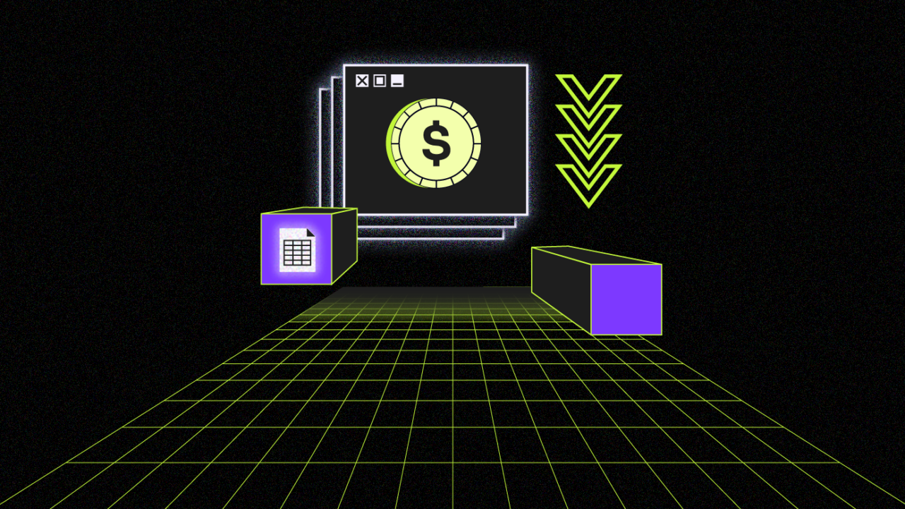 A computer screen displaying a dollar sign symbol, with a computer beside it. Reduce IT cost featured image