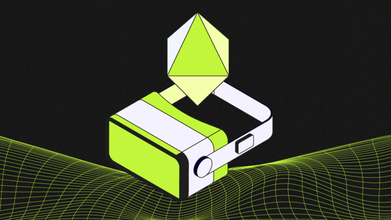 A green and white cube with a green arrow pointing upwards. Develops for startups featured image