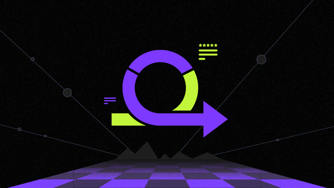 A logo with purple and green colors on a black background. Agile featured image