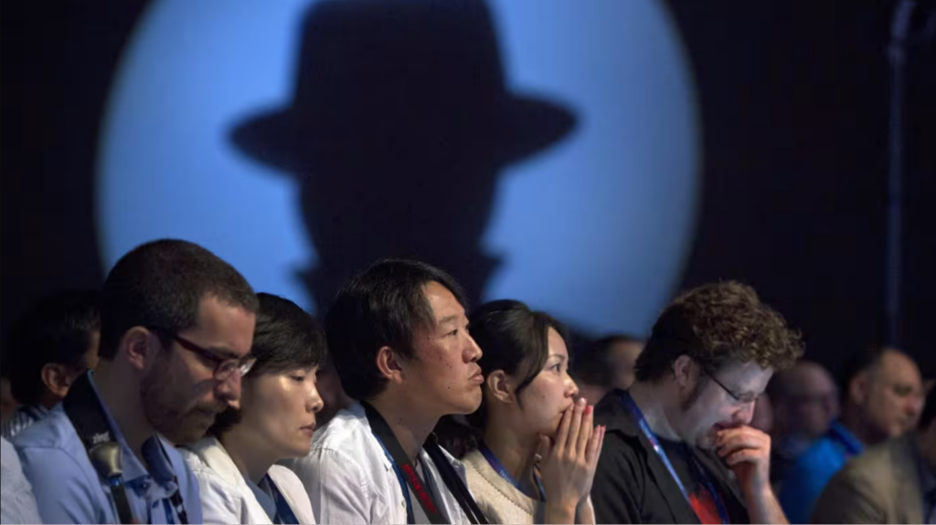 Attendees at the Black Hat conference