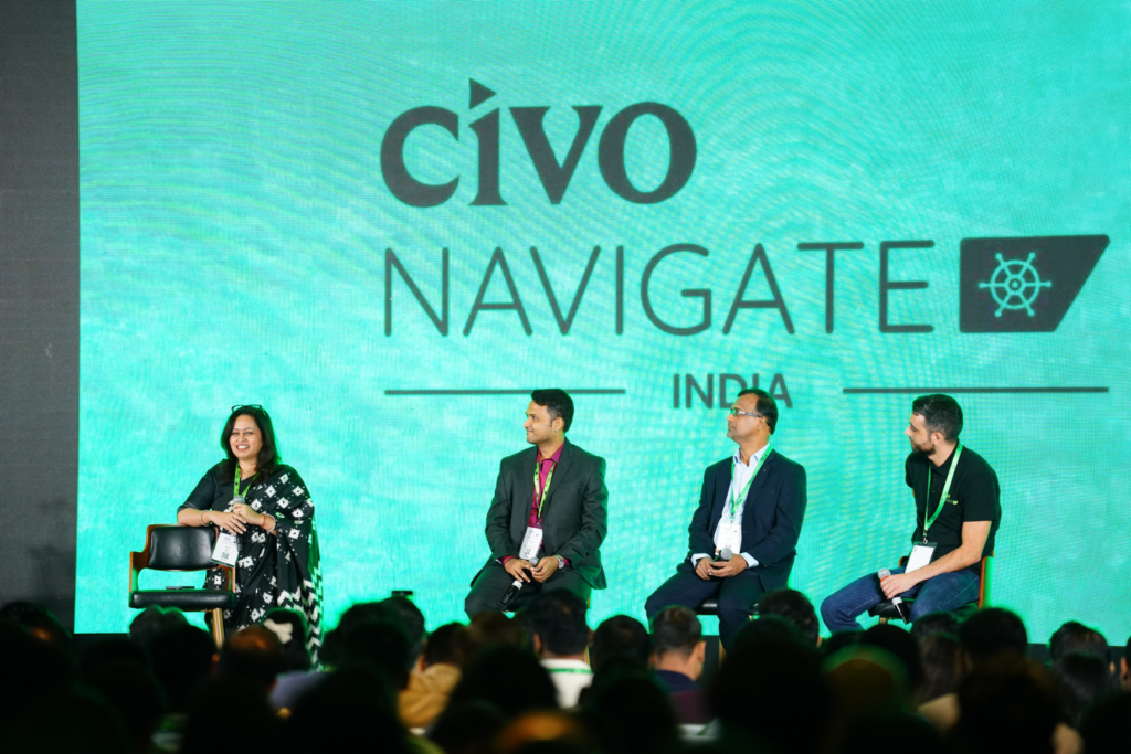 Panel discussion at the Civo Navigate 2025 India
