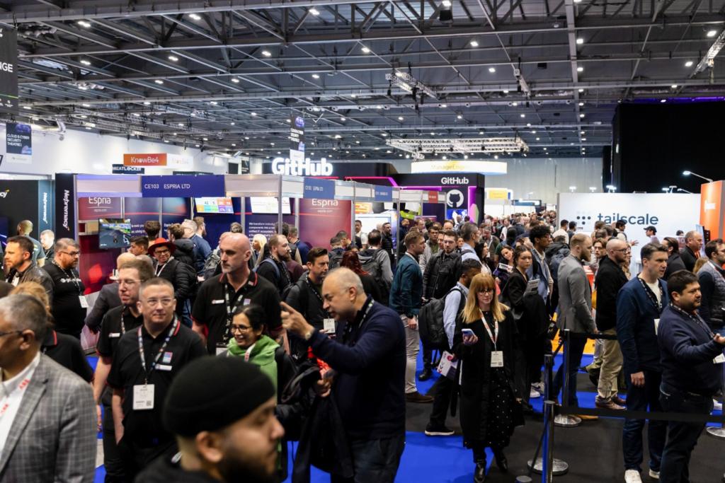 The expo hall of the Cloud &amp; AI Infrastructure 2025 conference