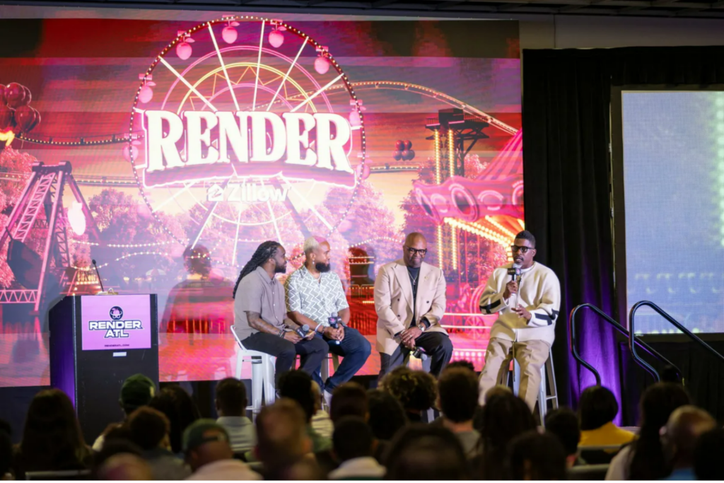 Panel discussion at the 2025 RenderATL conference