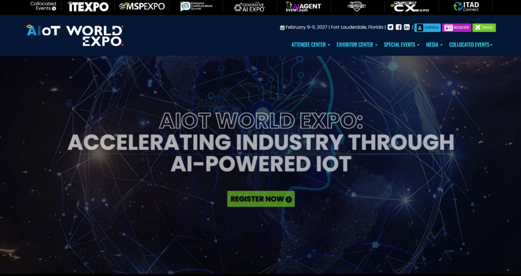 AIoT World Expo 2027 website screenshot