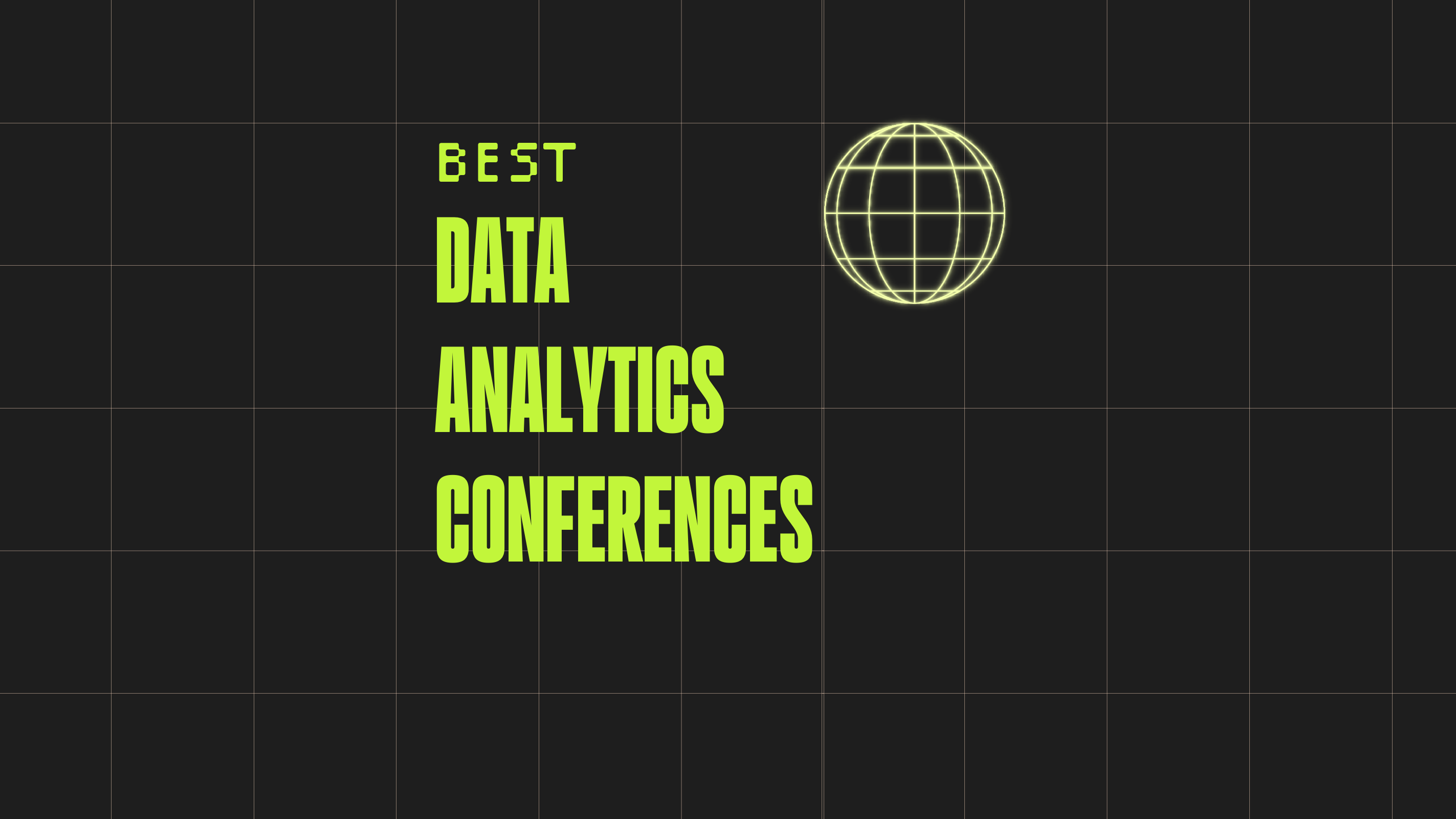 Data analytics conferences best events