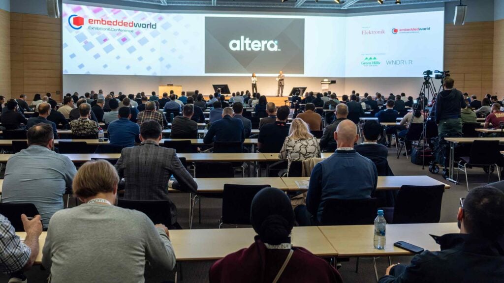 Industry experts on stage for the embedded world Exhibition &amp; conference