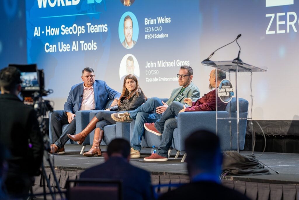 An engaging panel discussion at the World Trust Zero conference