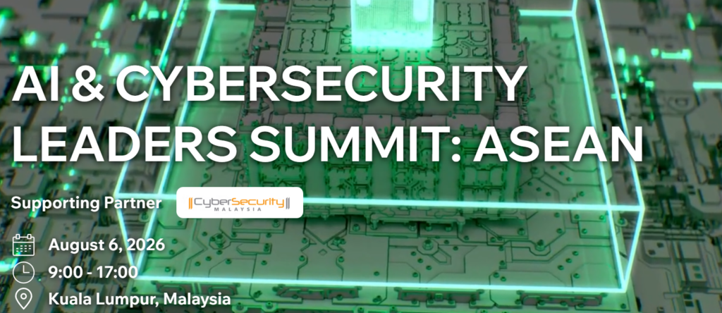 AI & Cybersecurity Leaders Summit: ASEAN event banner showing August 6, 2026