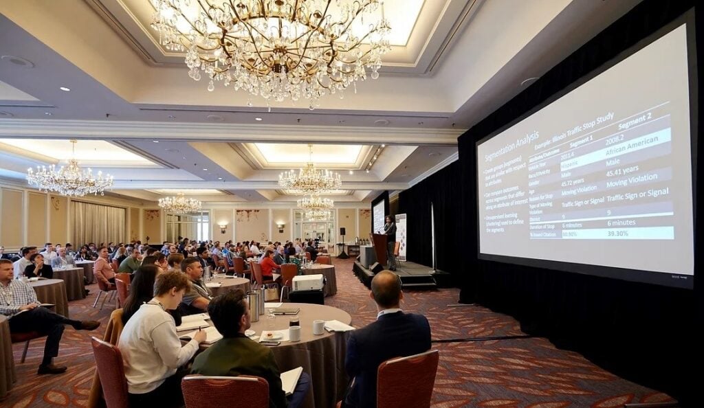 Deep-dive presentations and data insights at The Data Science Conference