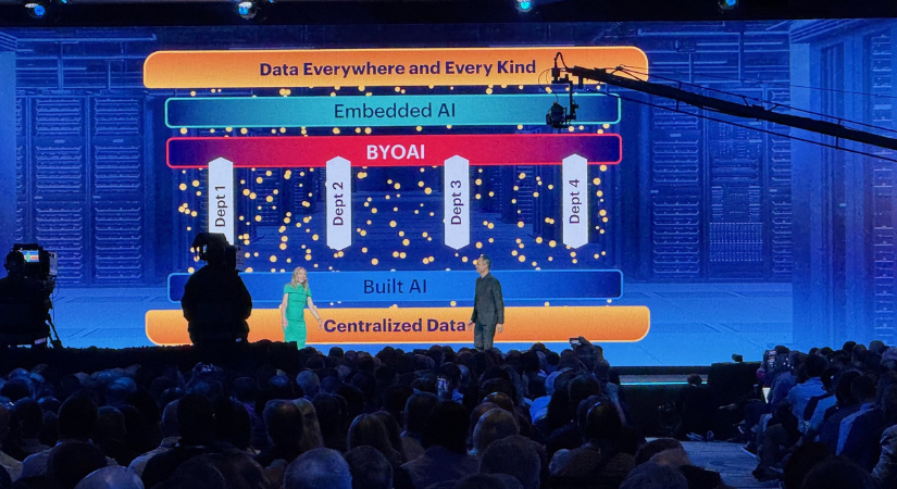 Conference keynote presentation on AI and data strategy at Gartner IT Symposium/Xpo