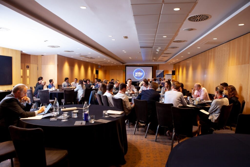 Attendees connecting and sharing insights at the World Data Summit