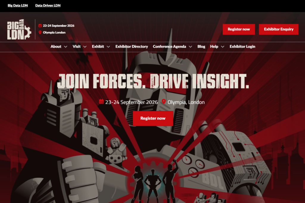 The 2026 Big Data LDN website screenshot