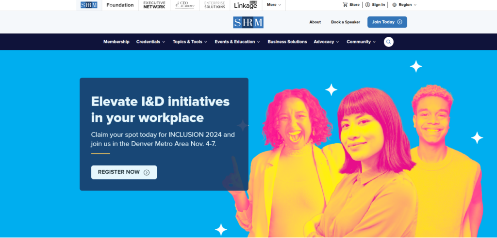 SHRM HR News website